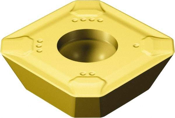 Sandvik Coromant - R24512T3 KL Grade 1020 Carbide Milling Insert - TiAlN Finish, 3.97mm Thick, 13.4mm Inscribed Circle, 1.5mm Corner Radius - Benchmark Tooling