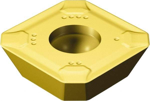 Sandvik Coromant - R24512T3 KM Grade 1020 Carbide Milling Insert - TiAlN Finish, 5/32" Thick, 13.4mm Inscribed Circle, 1.5mm Corner Radius - Benchmark Tooling