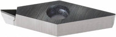 Kyocera - VBMT220.2 Grade KPD010 Polycrystalline Diamond (PCD) Turning Insert - Uncoated, 35° Diamond, 1/4" Inscr Circle, 1/8" Thick, 0.004" Corner Radius - Benchmark Tooling