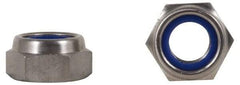 Value Collection - 1/2-13 UNC 18-8 Heavy Hex Lock Nut with Nylon Insert - 7/8" Width Across Flats, 17/32" High, Uncoated - Benchmark Tooling