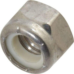 Value Collection - 5/16-24 UNF 18-8 Hex Lock Nut with Nylon Insert - 1/2" Width Across Flats, 11/32" High - Benchmark Tooling