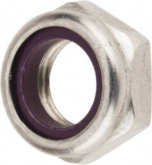 Value Collection - 1/2-20 UNF 18-8 Hex Lock Nut with Nylon Insert - 3/4" Width Across Flats, 5/16" High, Uncoated - Benchmark Tooling