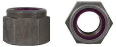 Value Collection - 1-1/4 - 7 UNC Grade 2 Heavy Hex Lock Nut with Nylon Insert - 2" Width Across Flats, 1-41/64" High, Zinc-Plated Finish - Benchmark Tooling