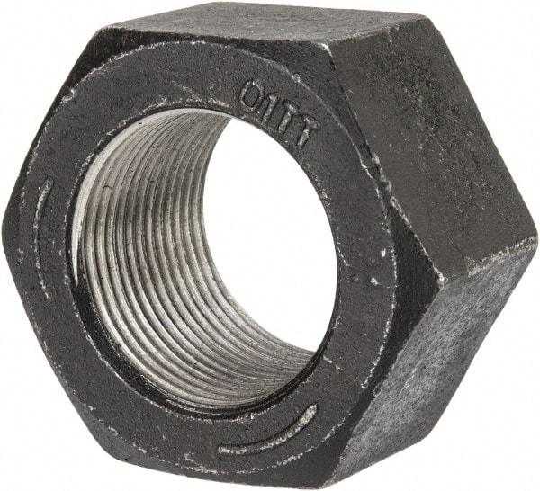 Value Collection - 1-3/8 - 12 UNF Steel Right Hand Hex Nut - 2-1/16" Across Flats, 1.206" High, Uncoated - Benchmark Tooling