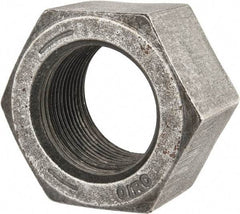 Value Collection - 1-1/2 - 12 UNF Steel Right Hand Hex Nut - 2-1/4" Across Flats, 1.317" High, Uncoated - Benchmark Tooling