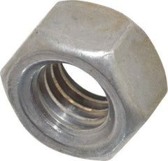 Value Collection - 7/16-14 UNC Steel Right Hand Hex Nut - 11/16" Across Flats, 3/8" High, Uncoated - Benchmark Tooling