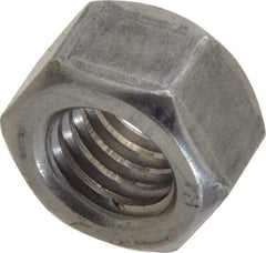 Value Collection - 1/2-13 UNC Steel Right Hand Hex Nut - 3/4" Across Flats, 7/16" High, Uncoated - Benchmark Tooling