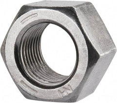 Value Collection - 5/8-18 UNF Steel Right Hand Hex Nut - 15/16" Across Flats, 35/64" High, Uncoated - Benchmark Tooling