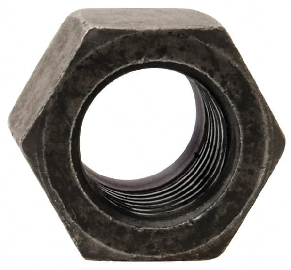 Value Collection - 3/8-24 UNF Grade 8 Hex Lock Nut with Nylon Insert - 9/16" Width Across Flats, 29/64" High, Uncoated - Benchmark Tooling