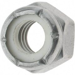 Value Collection - 5/16-18 UNC 316 Hex Lock Nut with Nylon Insert - 1/2" Width Across Flats, 11/32" High - Benchmark Tooling