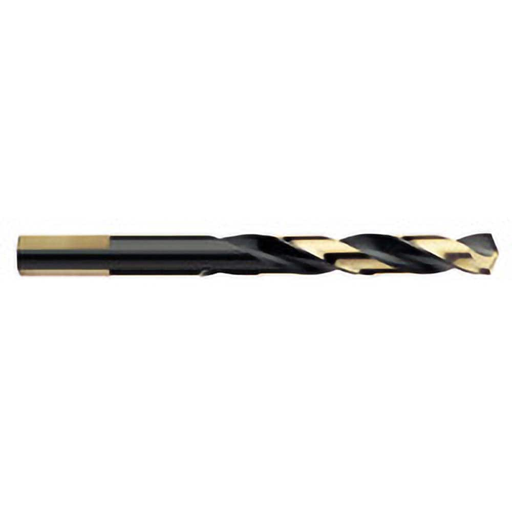 Titan USA - Maintenance Drill Bits; Drill Bit Size (Decimal Inch): 0.4063 ; Drill Bit Size (Inch): 13/32 ; Drill Point Angle: 135 ; Drill Bit Material: High Speed Steel ; Drill Bit Finish/Coating: Black Oxide; Gold ; Shank Type: Straight - Exact Industrial Supply