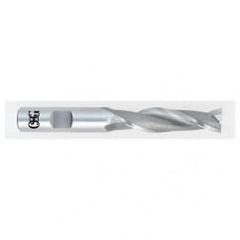 1 Dia. x 5-1/2 Overall Length 2-Flute Square End HSS-CO SE End Mill-Round Shank-Center Cutting-Uncoated - Benchmark Tooling