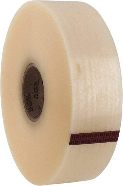 3M - 72mm x 914m Clear Rubber Adhesive Sealing Tape - Polypropylene Film Backing, 2.1 mil Thick, 22 Lb Tensile Strength, Series 3071 - Benchmark Tooling