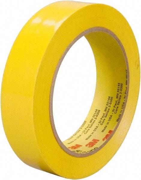 3M - 36 Yds. x 2", Yellow Polyethylene Film Tape - 483 Series, 5 mil Thick, 10 Lb./Inch Tensile Strength - Benchmark Tooling