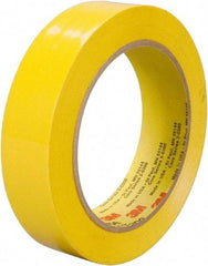 3M - 36 Yds. x 1", Yellow Polyethylene Film Tape - 483 Series, 5 mil Thick, 10 Lb./Inch Tensile Strength - Benchmark Tooling