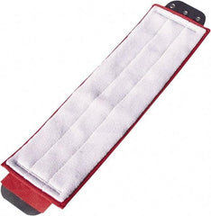 Unger - 5" Red Head Band, Large Microfiber Loop End Mop Pad - Quick Change Connection - Benchmark Tooling