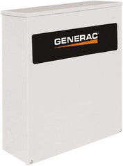 Generac Power - 3 Phase, 277/480 Input Volt, 100 Amp, Automatic Transfer Switch - 3R NEMA Rated, Aluminum, 24 Inch Wide x 10 Inch Deep x 36.1 Inch High, Automatic Exerciser, Electrically Operated, IEC 60947-6-1 - Benchmark Tooling