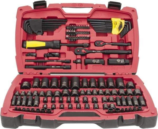 Stanley - 141 Piece Mechanic's Tool Set - Comes in Blow Mold Box - Benchmark Tooling