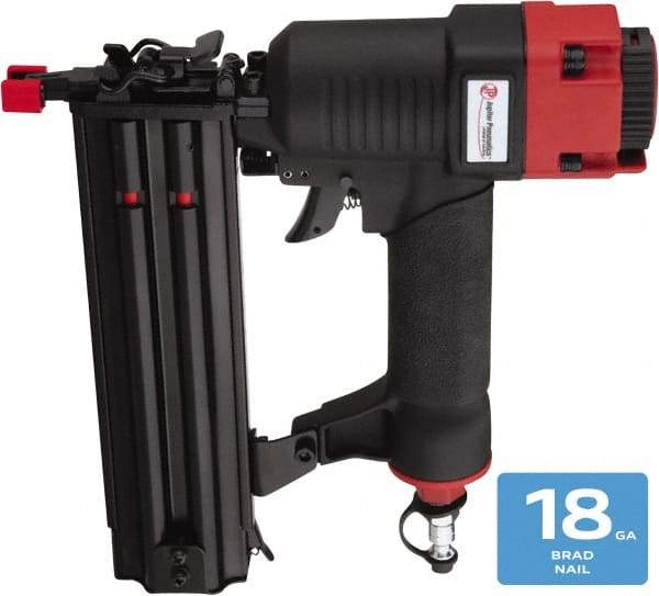 Value Collection - 5/8 to 2" Nail Length, 0.079" Nail Diam, 18 Gauge Brad Air Nailer - 60 to 100 psi - Benchmark Tooling