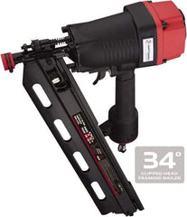 Value Collection - 2 to 3-1/2" Nail Length, 0.28" Nail Diam, Framing Air Nailer - 70 to 115 psi - Benchmark Tooling