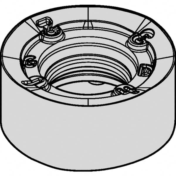 Kennametal - RNGJ10T3M0 GD Grade KCSM30 Carbide Milling Insert - TiAlN Finish, 0.1874" Thick, 10mm Inscribed Circle - Benchmark Tooling