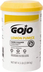 GOJO - 4.5 Lb Dispenser Refill Cream Waterless Hand Cleaner - White, Lemon Scent - Benchmark Tooling