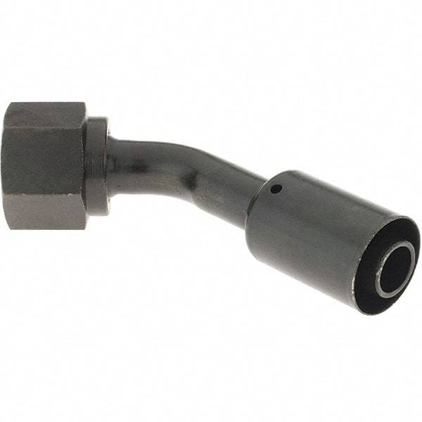 Eaton - Carbon Steel Hydraulic Hose Swivel - -10 Hose Size, 5/8" Hose Diam - Benchmark Tooling
