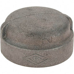 Value Collection - Size 2", Class 300, Malleable Iron Black Pipe End Cap - 300 psi, Threaded End Connection - Benchmark Tooling