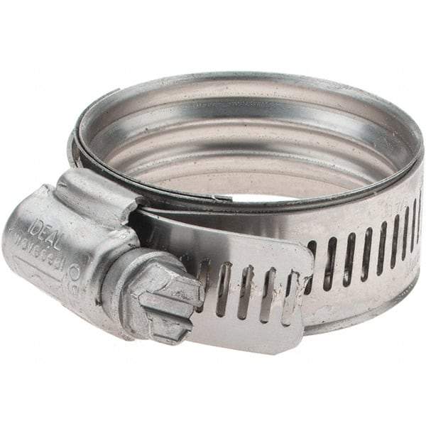 IDEAL TRIDON - SAE Size 22, 29 to 43mm Diam, Stainless Steel 360° Worm Drive Clamp - Benchmark Tooling