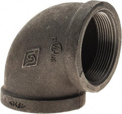 Value Collection - Size 2", Class 150, Malleable Iron Black Pipe 90° Elbow - 150 psi, Threaded End Connection - Benchmark Tooling