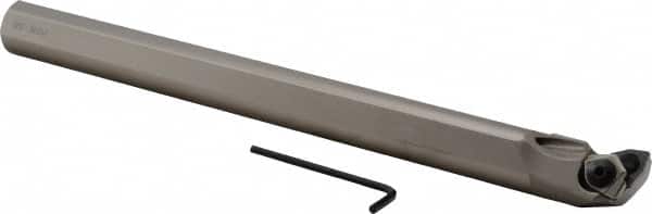 Iscar - 1.22" Min Bore Diam, 12" OAL, 1" Shank Diam, A-MWLN Indexable Boring Bar - 1.38" Max Bore Depth, WNM.. 43.. Insert, Wedge Holding Method - Benchmark Tooling