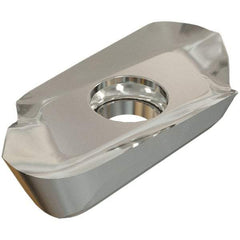 Iscar - APCR220650 HM Grade IC28 Carbide Milling Insert - Uncoated, 0.2362" Thick, 5mm Corner Radius - Benchmark Tooling