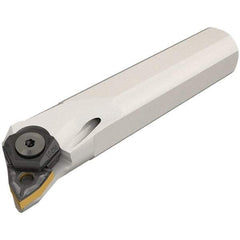 Iscar - 25mm Min Bore Diam, 100mm OAL, 20mm Shank Diam, A-MWLN-W Indexable Boring Bar - 28mm Max Bore Depth, WNM.. 06T3.. Insert, Wedge Holding Method - Benchmark Tooling