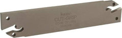 Iscar - 1.2598" Blade Height, 0.2047" Blade Width, 5.9055" OAL, Neutral Cut, Double End Indexable Cut-Off Blade - CGHN Blade - Benchmark Tooling