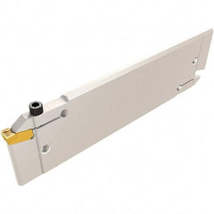 Iscar - 8" Groove Width, 43mm Max Depth of Cut, Neutral Cut, CGHN Indexable Grooving Blade - GIMF, GIMM 8CC, GIMY, GIMY (Full Radius), GIMY-F, GIPY Insert Style, Series Cut Grip - Benchmark Tooling