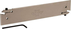 Iscar - 2.0709" Blade Height, 0.2913" Blade Width, 10.2362" OAL, Neutral Cut, Single End Indexable Cut-Off Blade - CGHN Blade - Benchmark Tooling