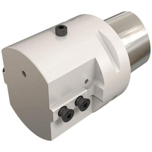 Iscar - 60mm Head Length, Modular Grooving Blade Holder Head - System Size C4, Through Coolant, Series CAMFIX, ExchangeableHeads - Benchmark Tooling