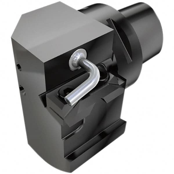 Iscar - Tool Block Style IM-TBU, 32mm Blade Height, Indexable Cutoff Blade Tool Block - 1.26" Shank Height, Through Coolant, Series ExchangeableHeads Iscar-Grip - Benchmark Tooling