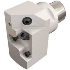 Iscar - GDM.., GI.. Insert, 75mm Head Length, Modular Grooving Blade Holder Head - Right Hand Cut, System Size C6, Through Coolant, Series CAMFIX, ExchangeableHeads - Benchmark Tooling