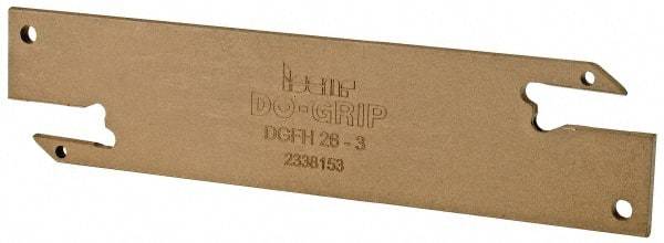 Iscar - 1.0236" Blade Height, 0.0945" Blade Width, 4.3307" OAL, Neutral Cut, Double End Indexable Cut-Off Blade - DGFH Blade - Benchmark Tooling