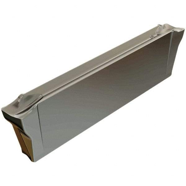 Iscar - DGL3102 IC20 Grade, 0.122" Cutting Width, Carbide Cutoff Insert - 6° Left Hand Lead Angle, 0.0079" Cnr Rad, Double End - Benchmark Tooling