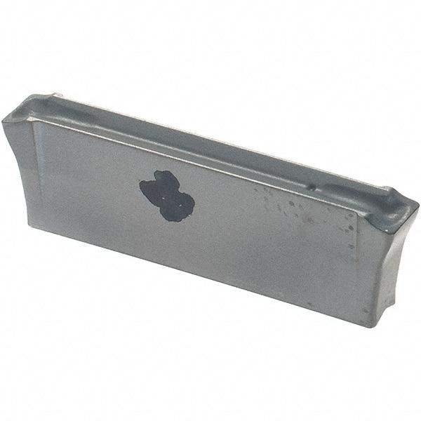 Iscar - DGN3003 IC20 Grade, 0.1181" Cutting Width, Carbide Cutoff Insert - Neutral Lead Angle, 0.0098" Cnr Rad, Double End - Benchmark Tooling