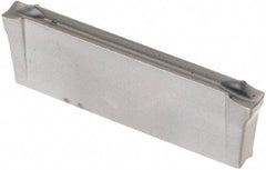 Iscar - DGR2202 IC20 Grade, 0.0866" Cutting Width, Carbide Cutoff Insert - 6° Right Hand Lead Angle, 0.0079" Cnr Rad, Double End - Benchmark Tooling