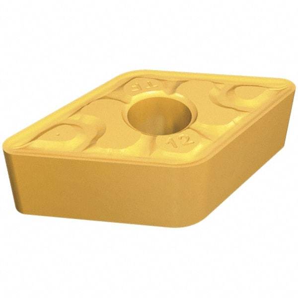 Iscar - DNMG441 TF Grade IC20N Carbide Turning Insert - Uncoated, 55° Diamond, 1/2" Inscr Circle, 1/4" Thick, 1/64" Corner Radius - Benchmark Tooling