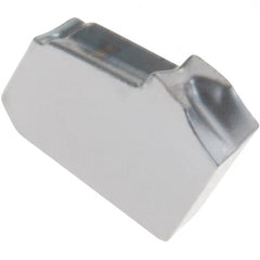 Iscar - GFR1.6 IC354 Grade, 0.063" Cutting Width, Carbide Cutoff Insert - 15° Right Hand Lead Angle, 0.0008" Cnr Rad, TiCN Coated, Single End - Benchmark Tooling