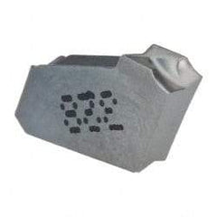 Iscar - GFR JS IC328 Grade, 0.1181" Cutting Width, Carbide Cutoff Insert - 6° Right Hand Lead Angle, 0.0012" Cnr Rad, TiCN Coated, Single End - Benchmark Tooling