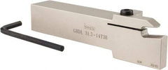 Iscar - GHD, External, Left Hand, 1-1/2" Max Depth of Cut, 0.512 to 0.685" Groove Width, Indexable Grooving Tool Holder - GIMY, GPV, TIGER 1.. Insert Compatibility, 1-1/4" Shank Height, 1-1/4" Shank Width, 7" OAL - Benchmark Tooling