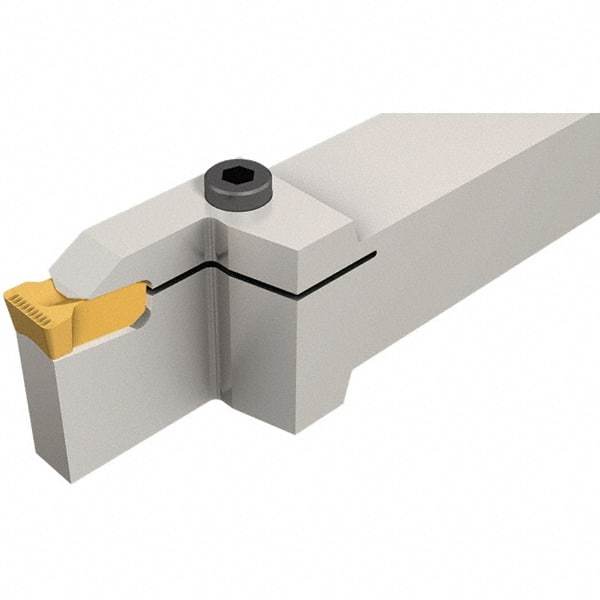 Iscar - GHD, External, Right Hand, 1-1/2" Max Depth of Cut, 0.512 to 0.685" Groove Width, Indexable Grooving Tool Holder - TIGER 1.. Insert Compatibility, 1-1/4" Shank Height, 1-1/4" Shank Width, 7" OAL - Benchmark Tooling