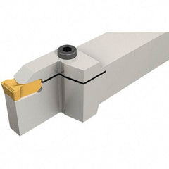 Iscar - GHD, External, Right Hand, 1-1/2" Max Depth of Cut, 0.512 to 0.685" Groove Width, Indexable Grooving Tool Holder - TIGER 1.. Insert Compatibility, 1-1/4" Shank Height, 1-1/4" Shank Width, 7" OAL - Benchmark Tooling