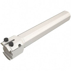 Iscar - GHIC, Internal, Neutral, 19.5mm Max Depth of Cut, 2.8 to 6.4mm Groove Width, Indexable Grooving Tool Holder - GI.., TIPI Insert Compatibility, 36mm Shank Height, 40mm Shank Width, 260mm OAL - Benchmark Tooling